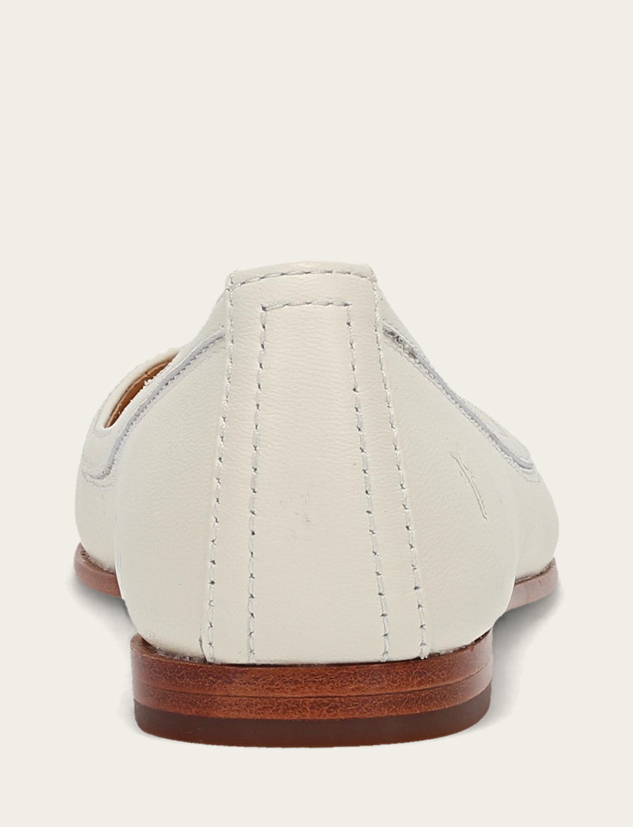 Frye Women's White Carson Ballet Flats White