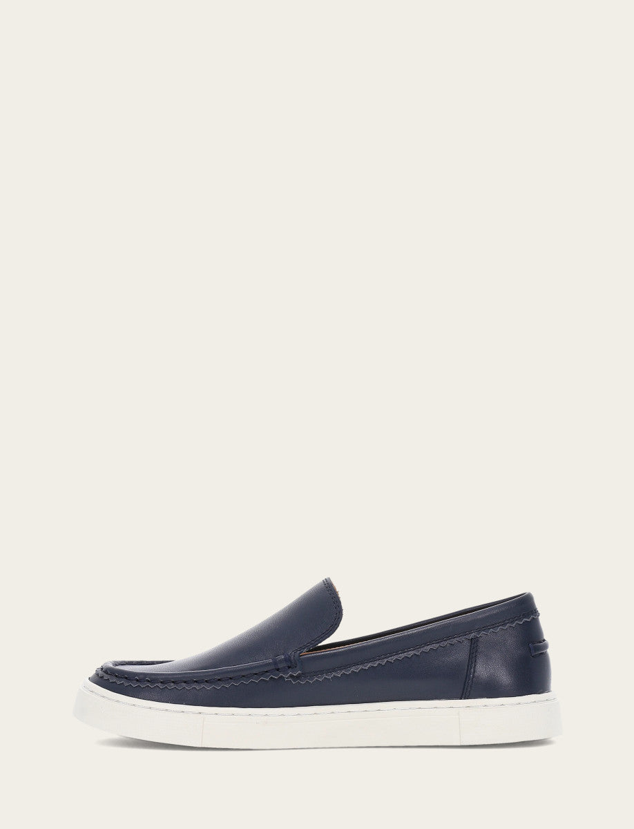 Frye Women's Navy Ivy Venetian Loafers Navy