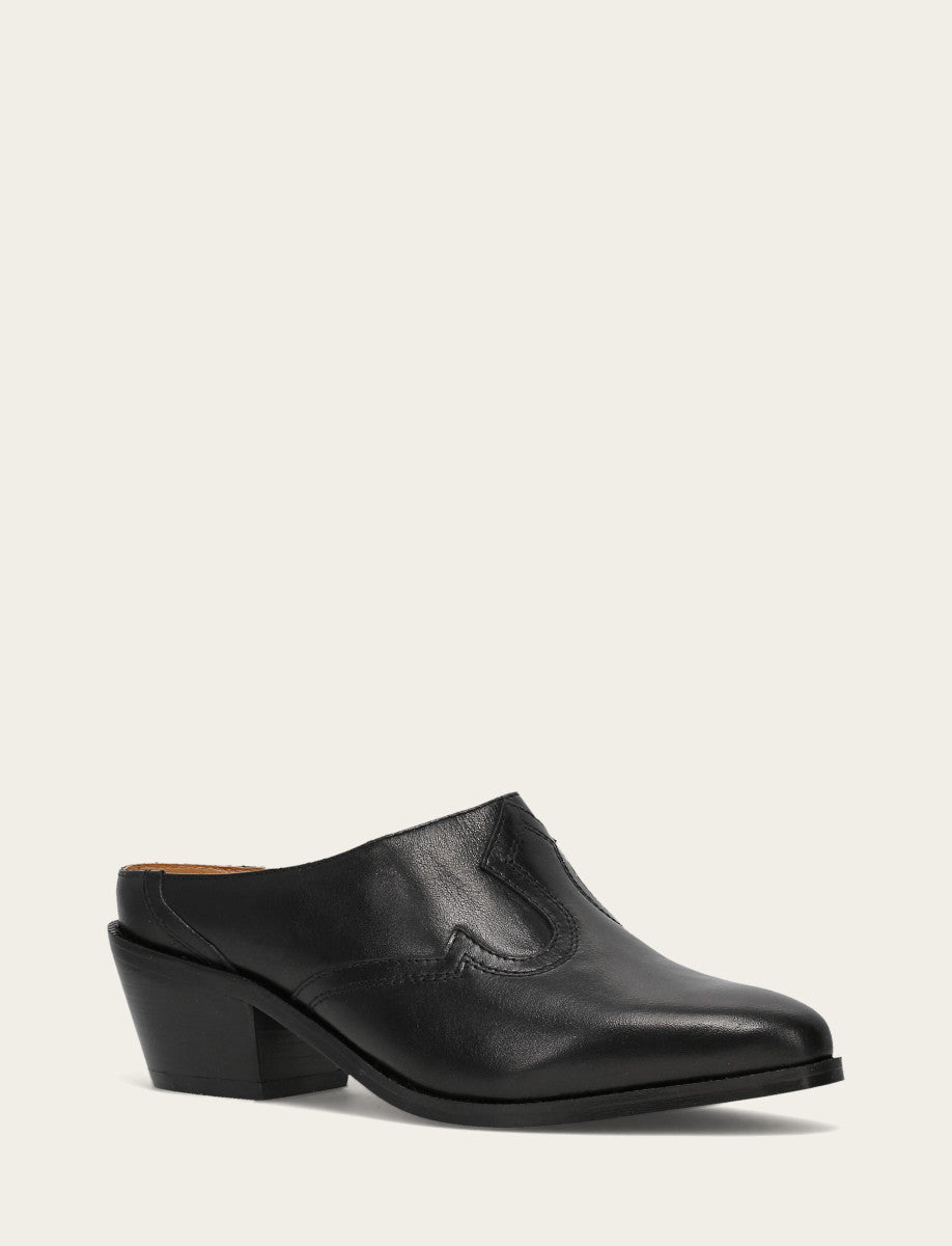 Frye Women's Black Luna Mule Black