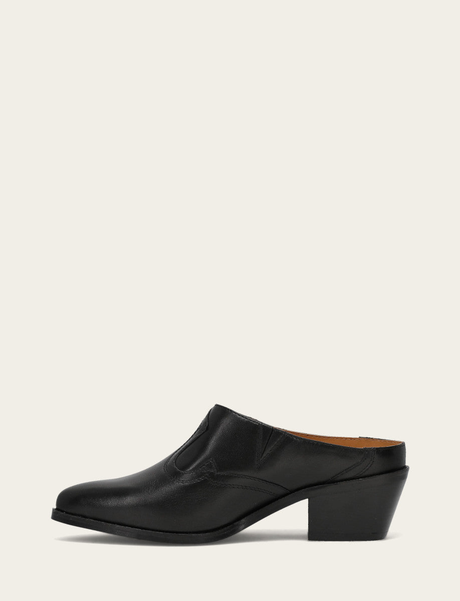 Frye Women's Black Luna Mule Black