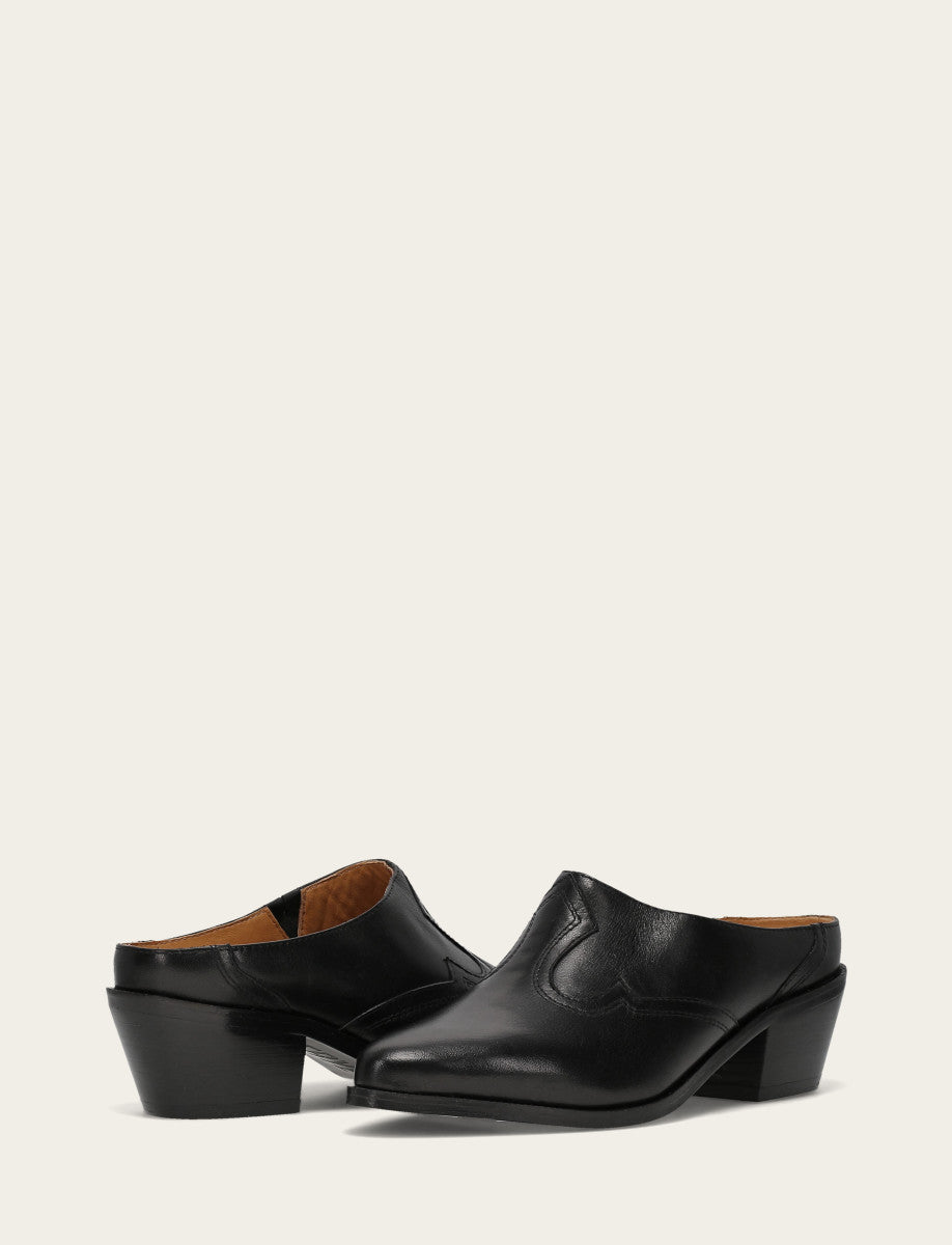 Frye Women's Black Luna Mule Black