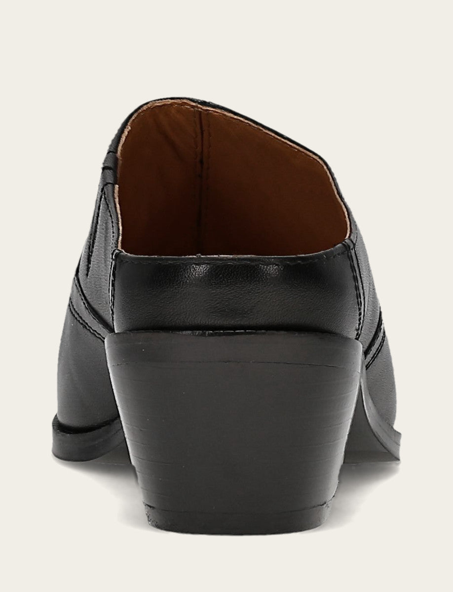 Frye Women's Black Luna Mule Black