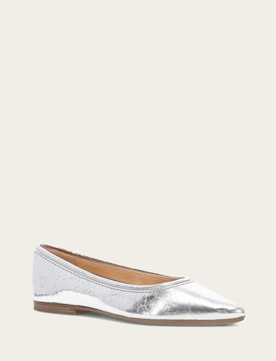 Frye Women's Silver Heather Ballet Flats Silver