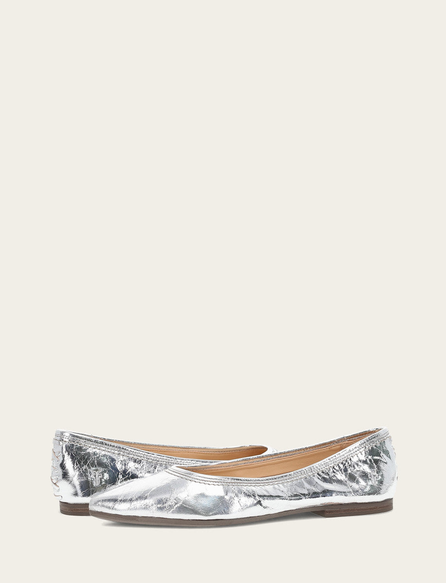 Frye Women's Silver Heather Ballet Flats Silver