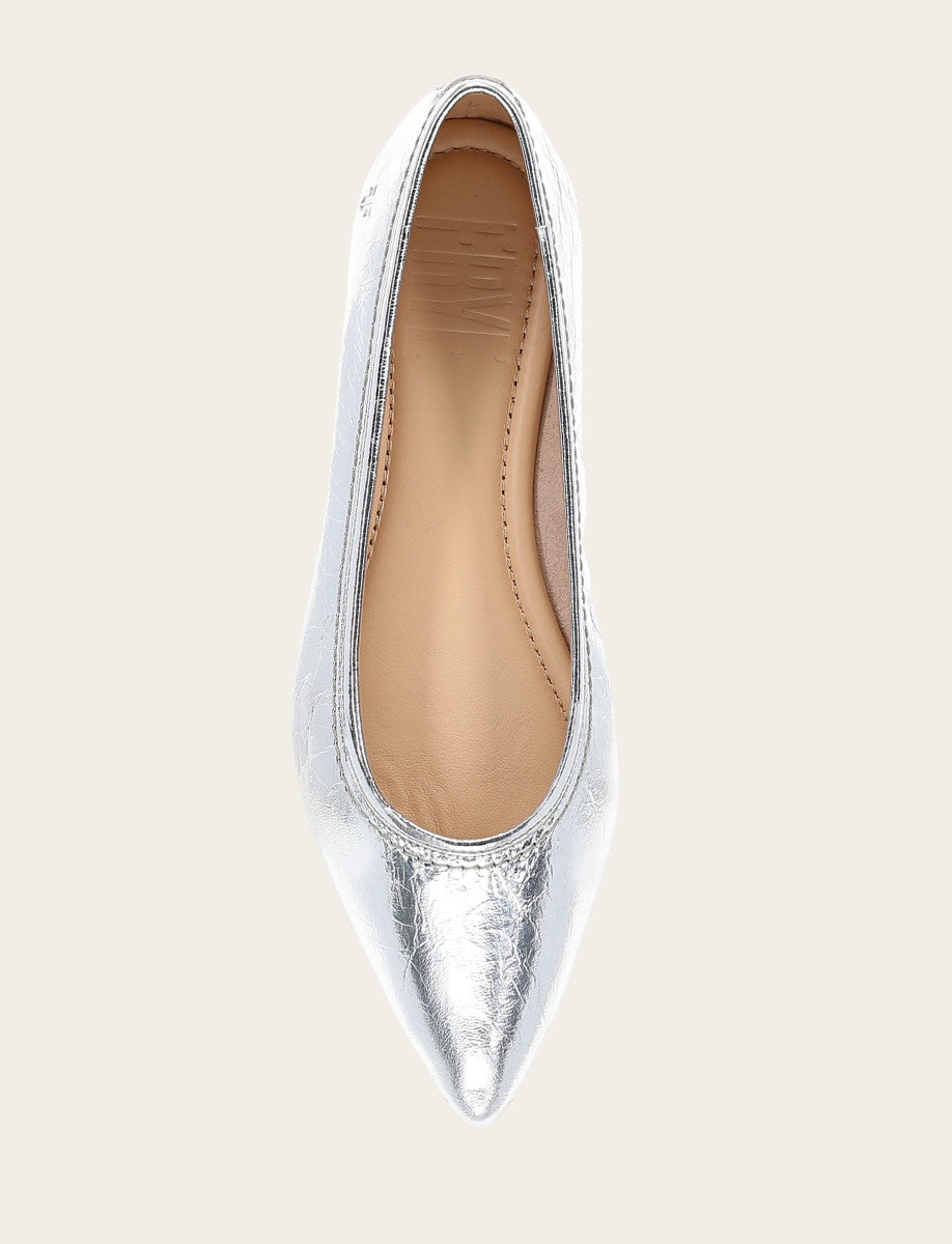 Frye Women's Silver Heather Ballet Flats Silver