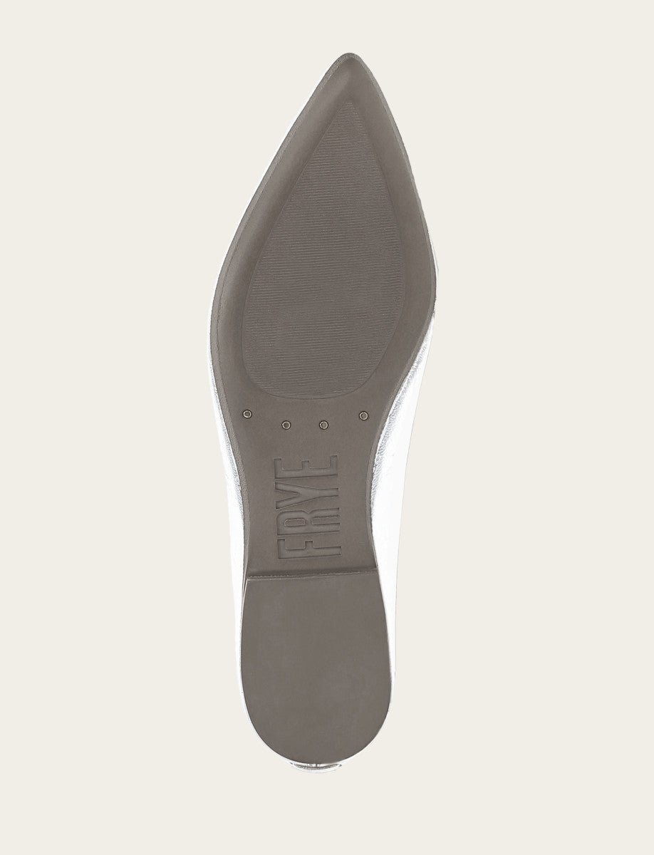 Frye Women's Silver Heather Ballet Flats Silver