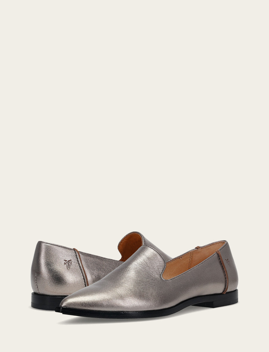 Frye Women's Dark Pewter Kenzie Venetian Loafers Dark Pewter