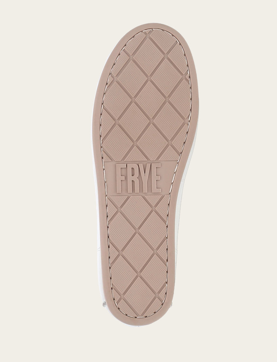 Frye Women's White Naya Stud Moc Loafers White