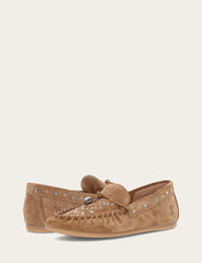 Frye Women's Almond Naya Stud Moc Loafers Almond