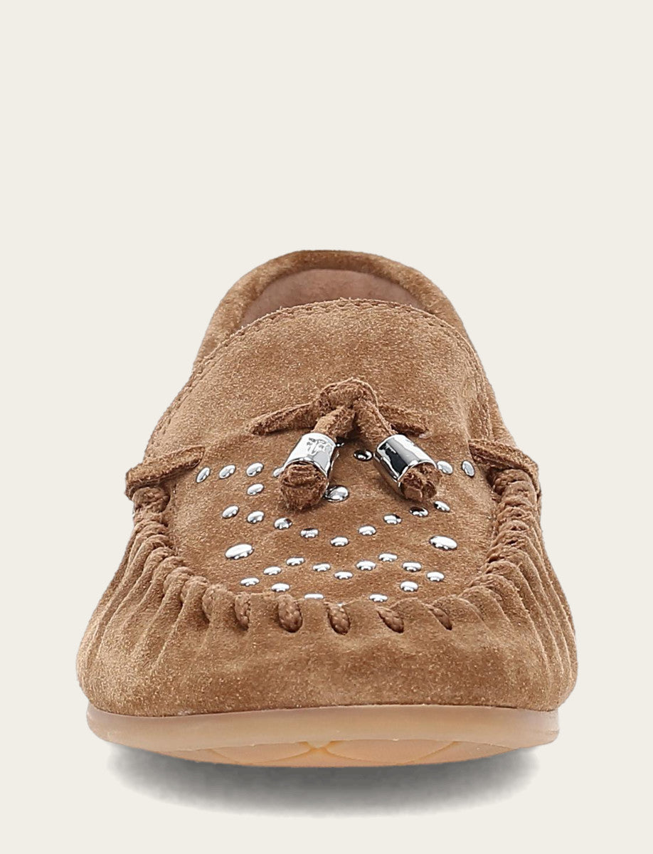 Frye Women's Almond Naya Stud Moc Loafers Almond