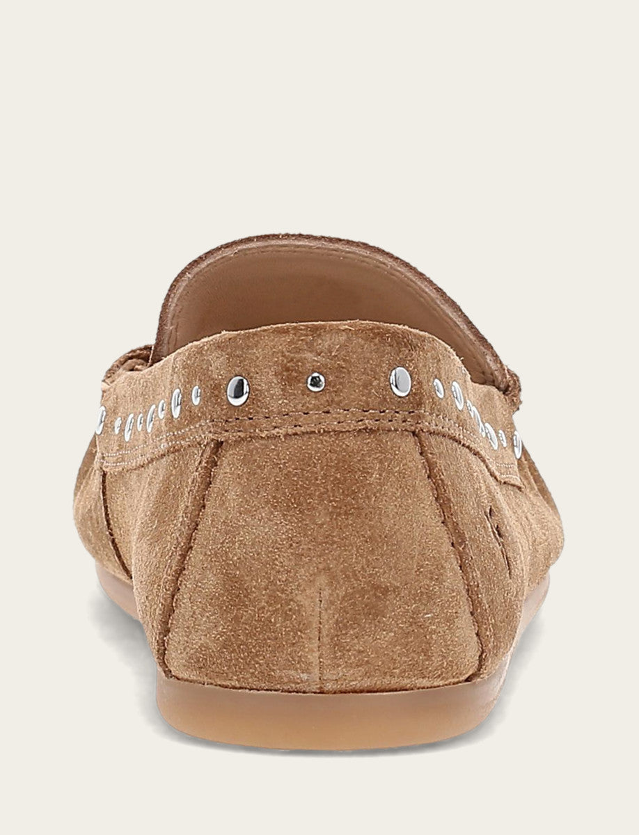 Frye Women's Almond Naya Stud Moc Loafers Almond