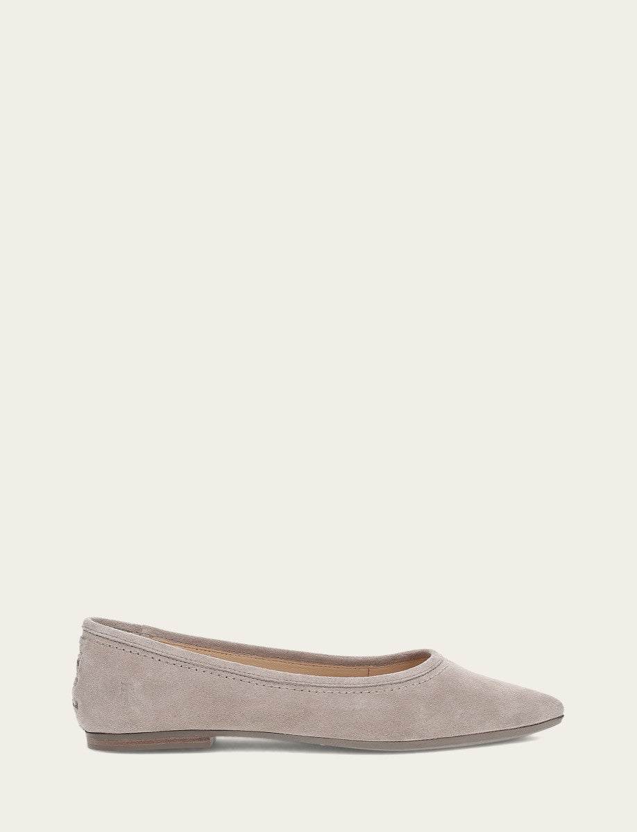 Frye Women's Taupe Heather Ballet Flats Taupe
