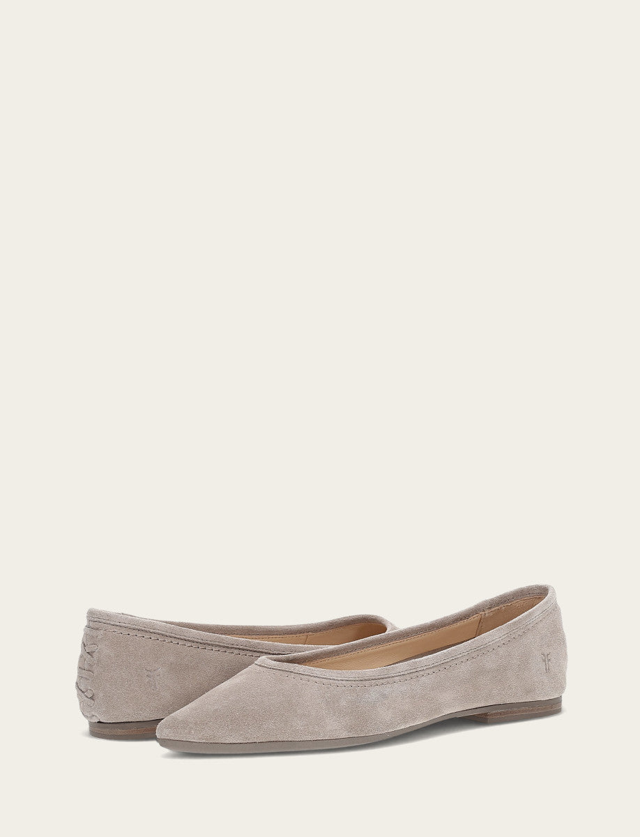 Frye Women's Taupe Heather Ballet Flats Taupe