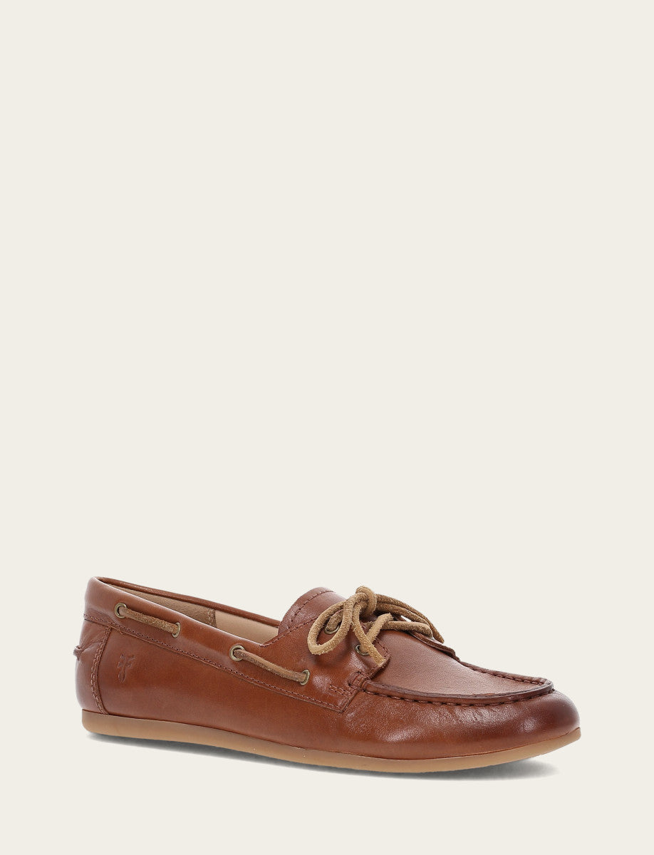 Frye Women's Cinnamon Naya Boat Shoes Cinnamon