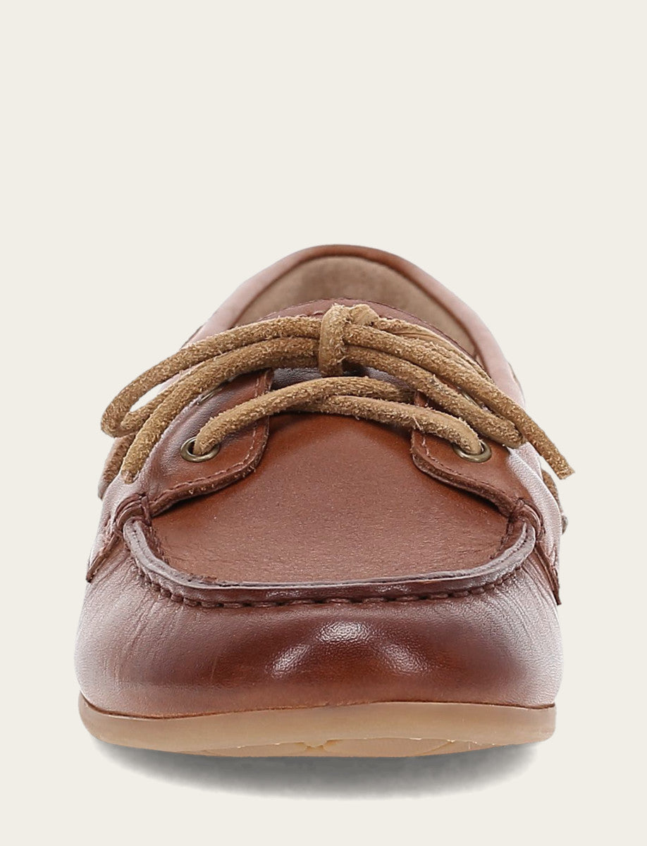 Frye Women's Cinnamon Naya Boat Shoes Cinnamon