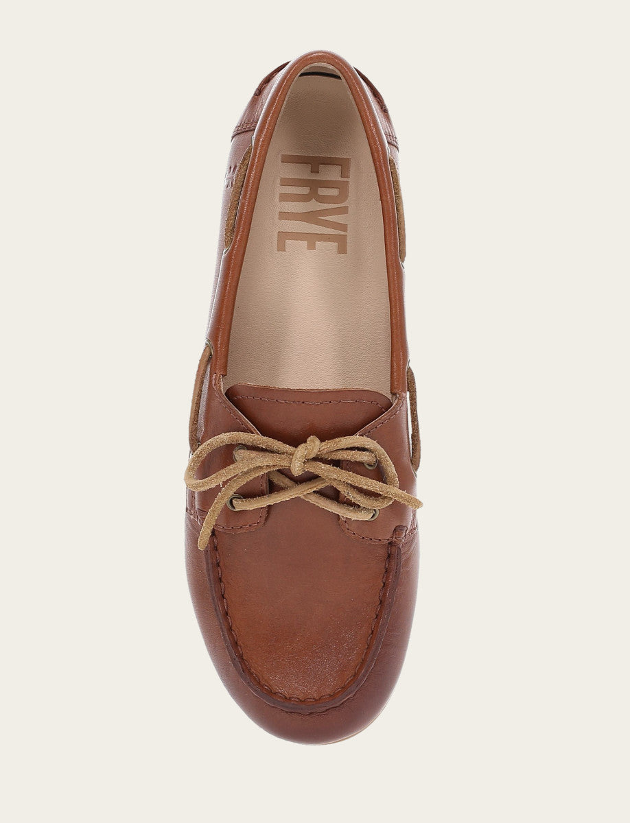 Frye Women's Cinnamon Naya Boat Shoes Cinnamon