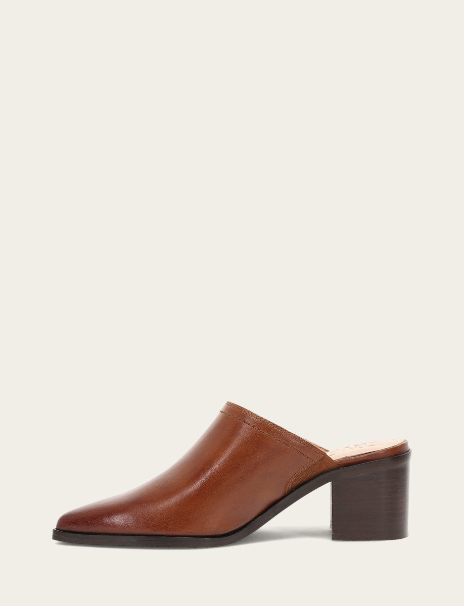 Frye Women's Cinnamon Sadie Mules Cinnamon