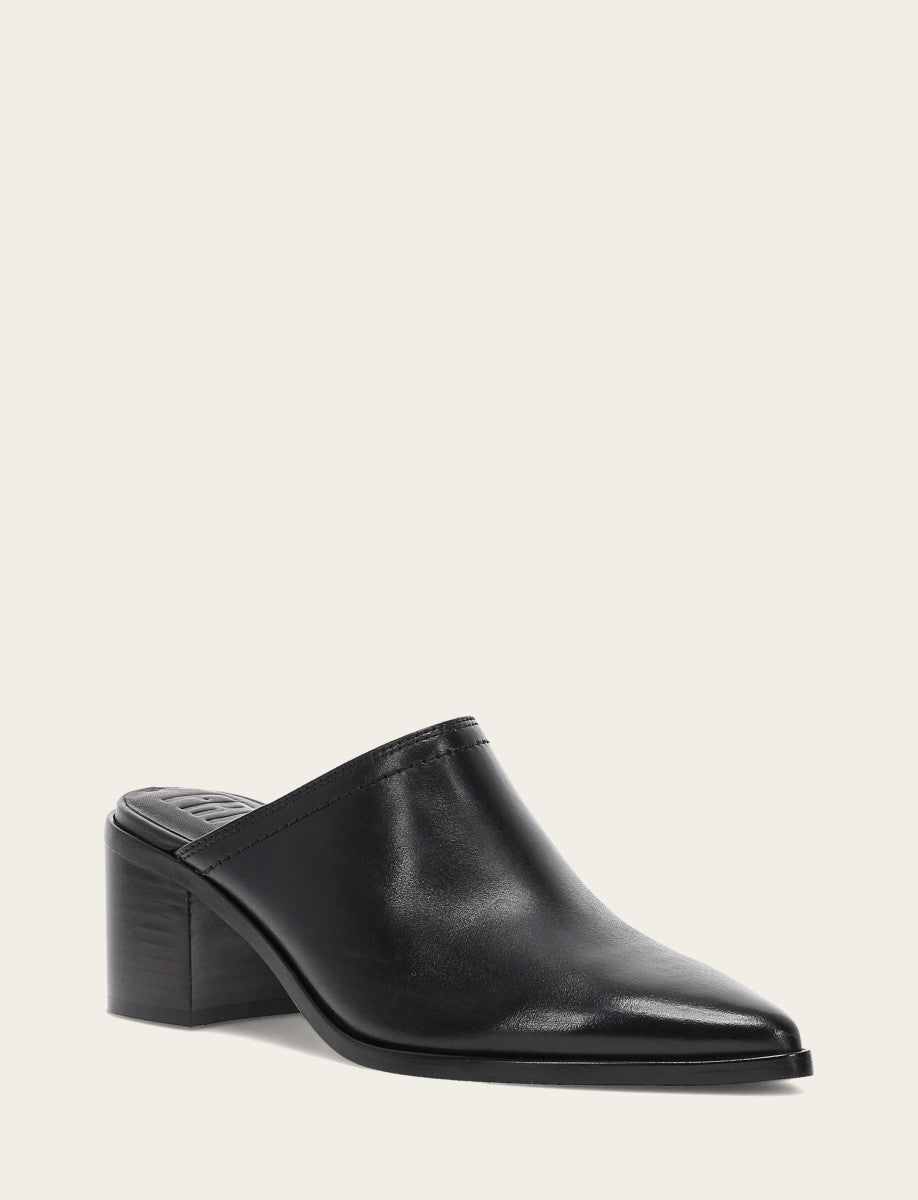 Frye Women's Black Sadie Mules Black