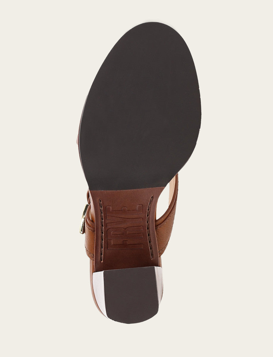 Frye Women's Dark Latte Stella Buckle Slide Sandals Dark Latte