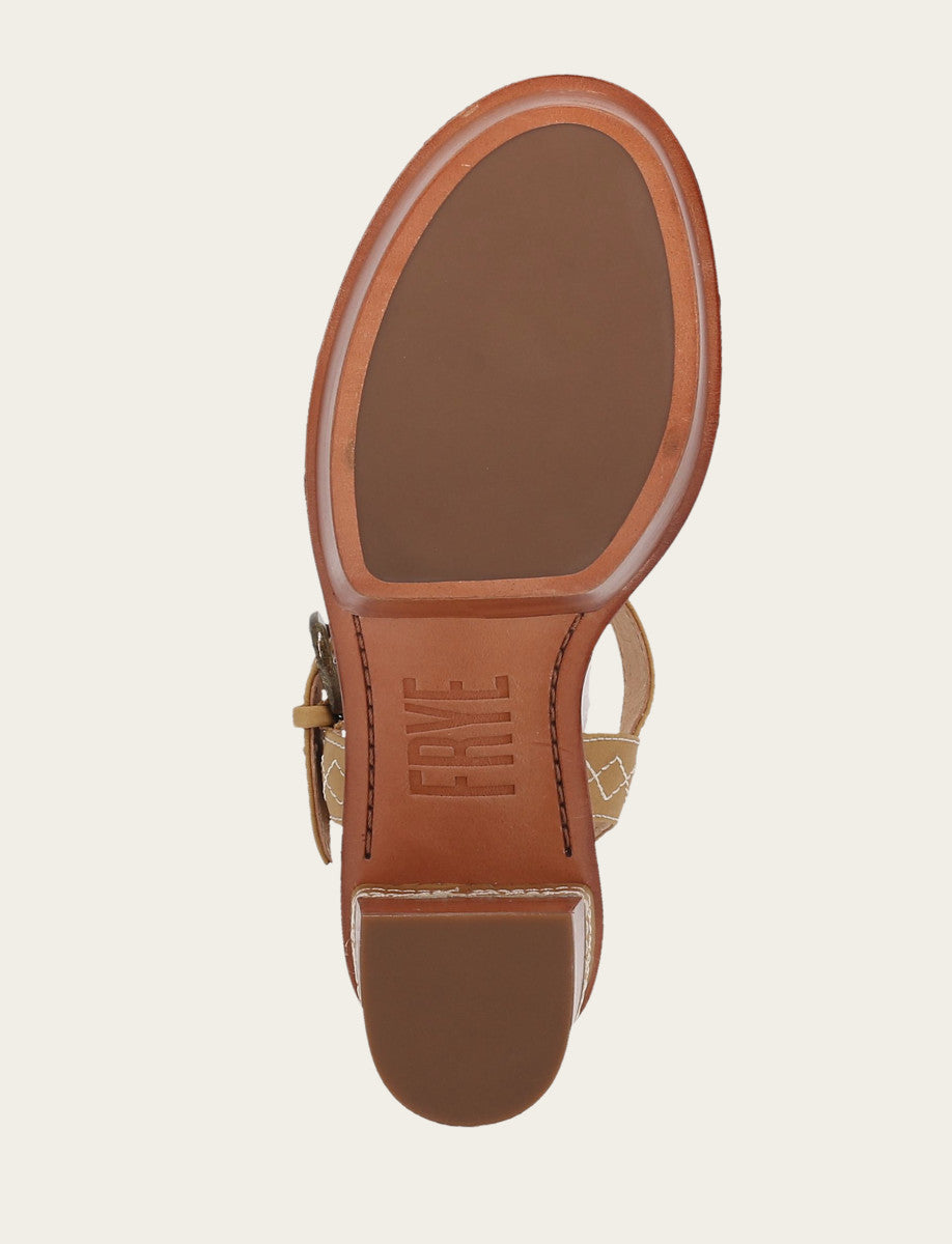 Frye Women’s Banana Pipa Woodstock Sandals Banana