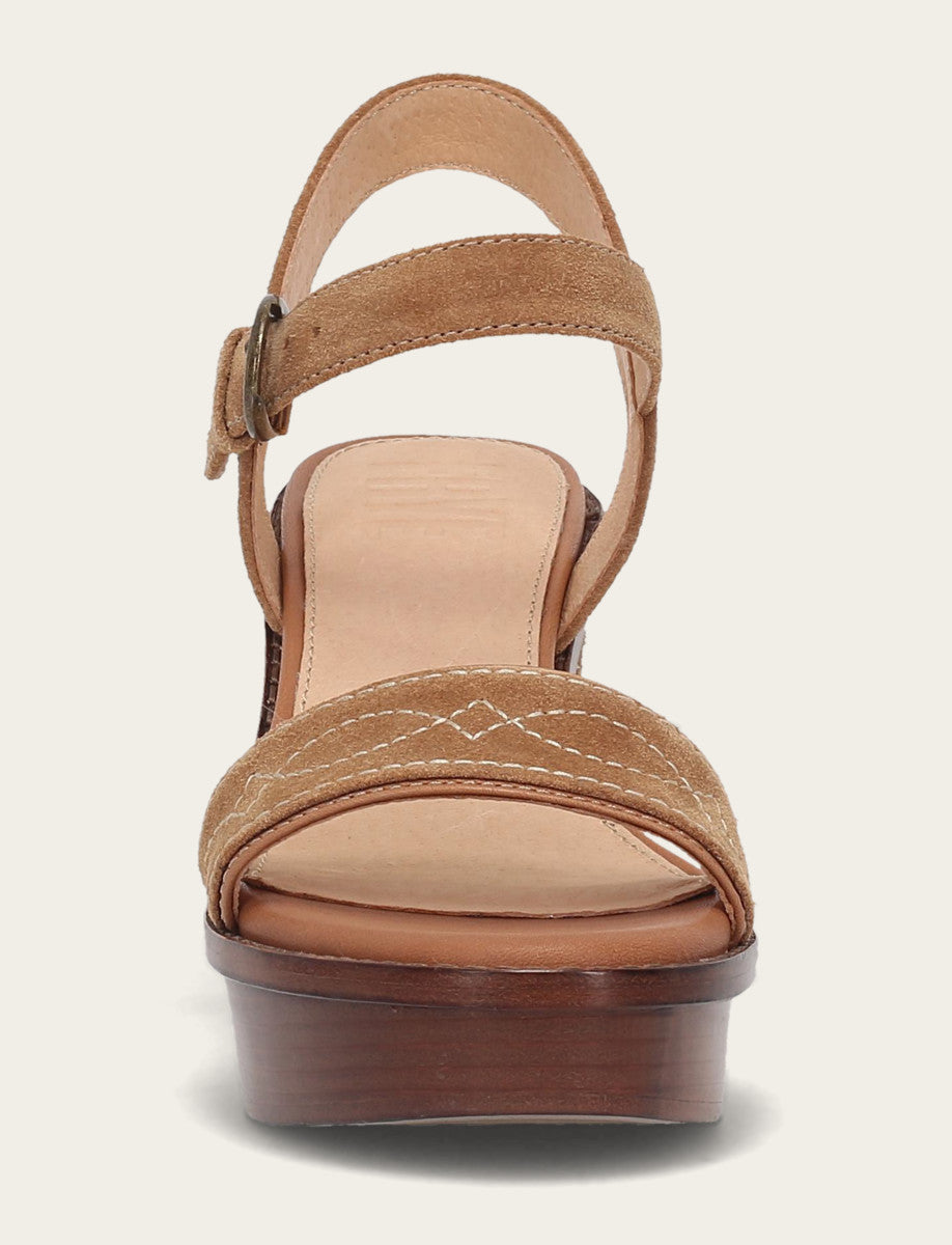 Frye Women’s Almond Pipa Woodstock Sandals Almond