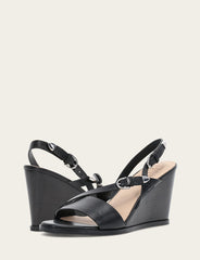 Frye Women's Black Rachel Buckle Sandals Black