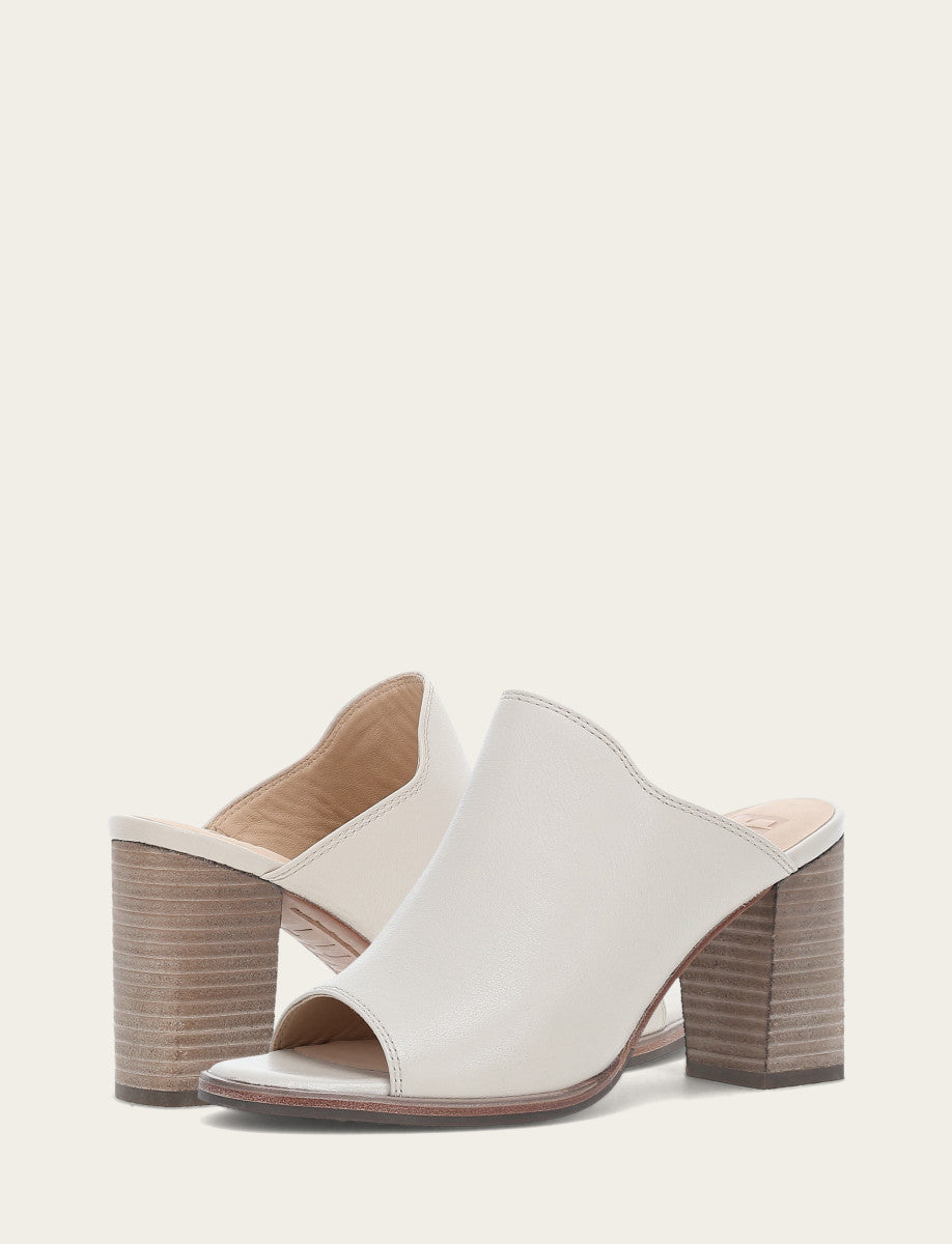 Frye Women's Ivory Stella Mule Sandals Ivory