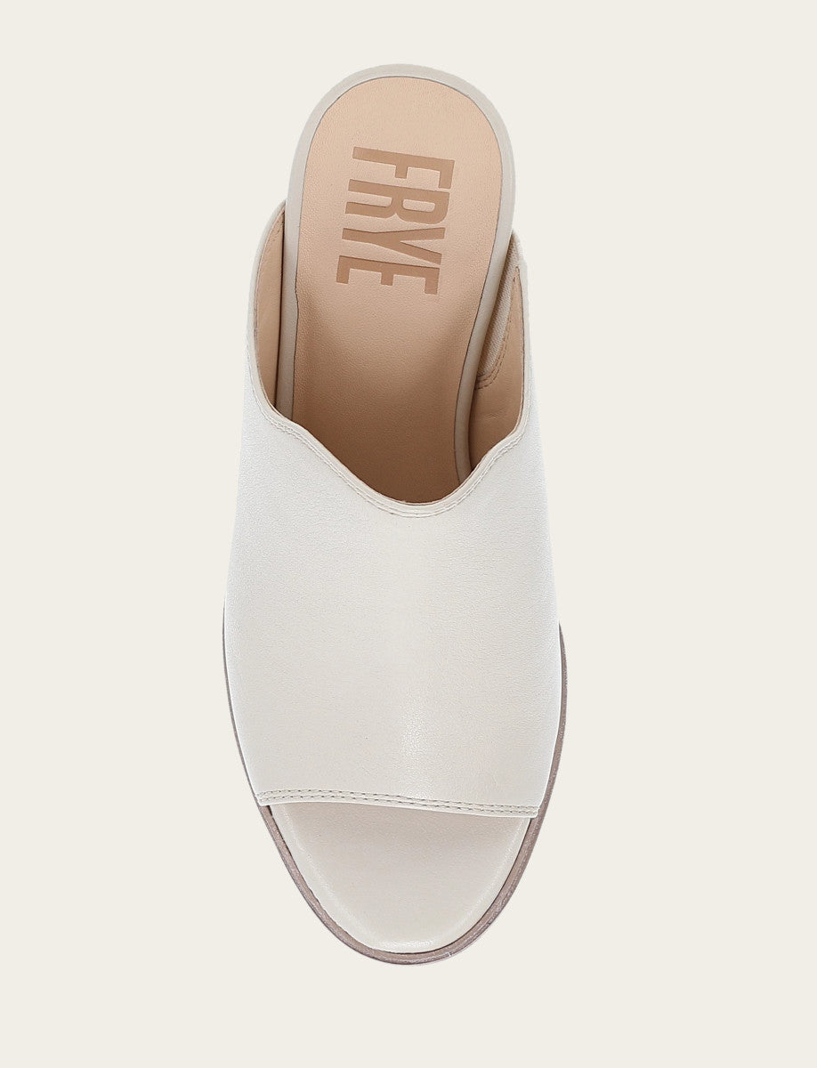 Frye Women's Ivory Stella Mule Sandals Ivory