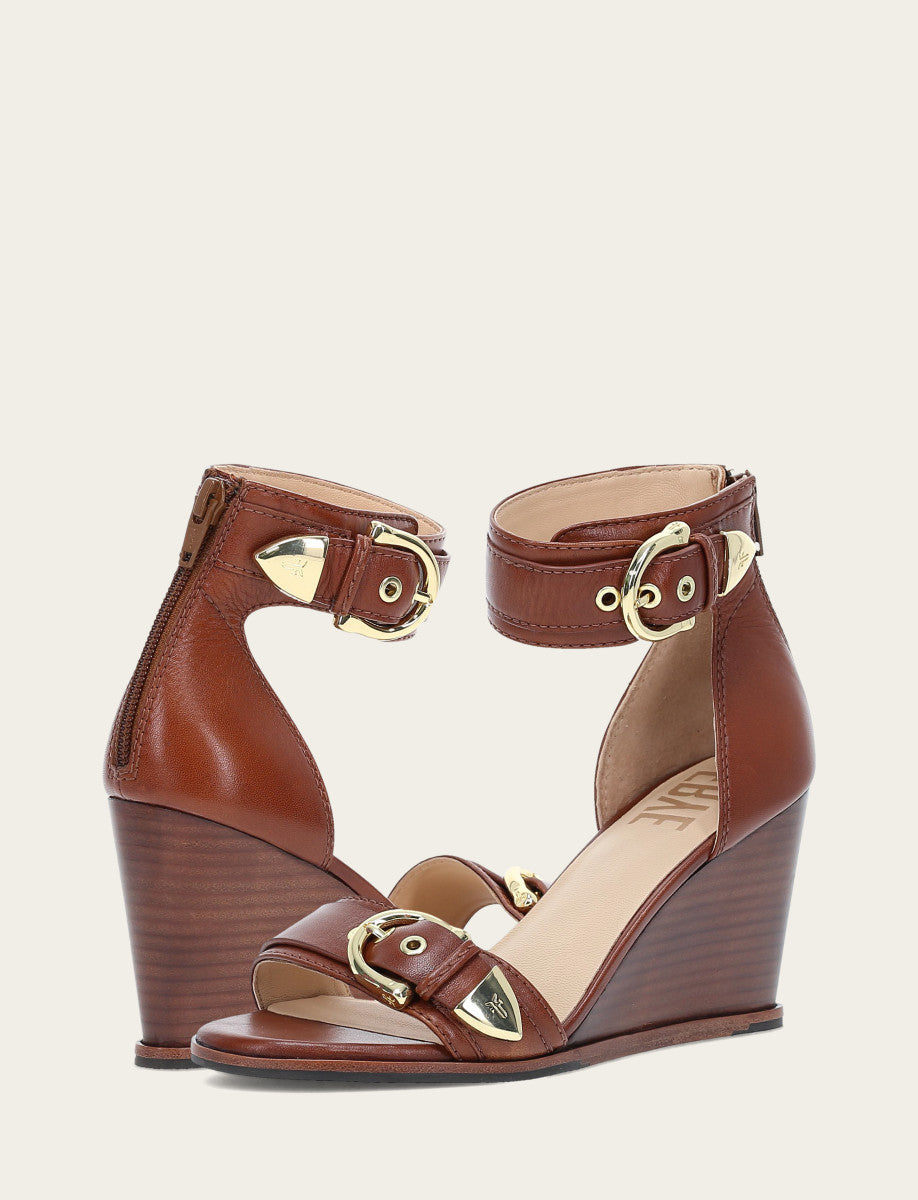 Frye Women's Cinnamon Rachel 2 Piece Sandals Cinnamon