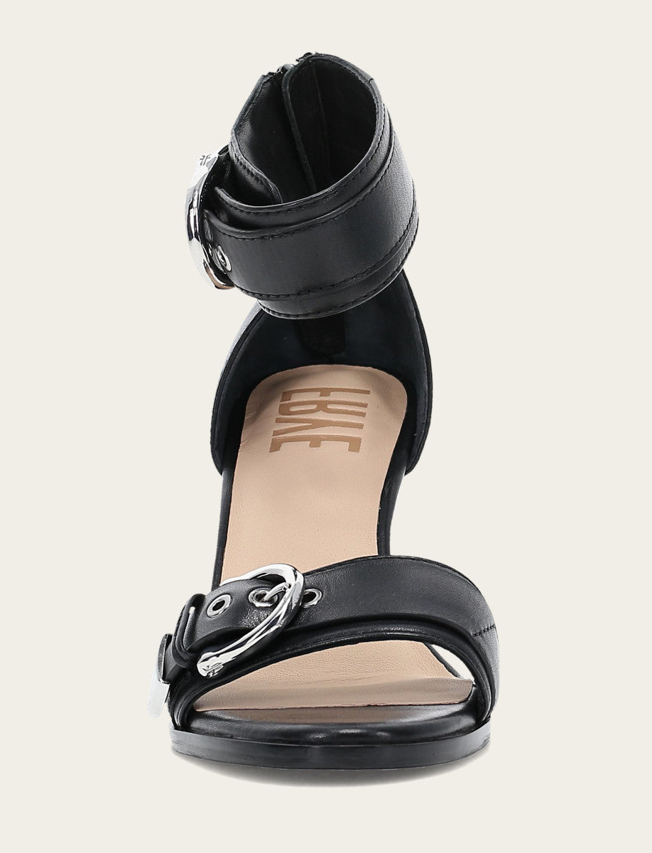 Frye Women's Black Rachel 2 Piece Sandals Black