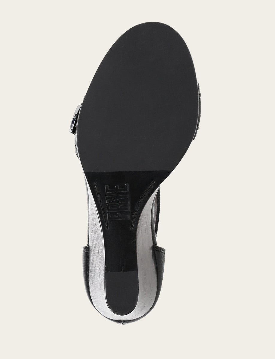 Frye Women's Black Rachel 2 Piece Sandals Black