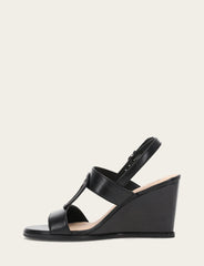 Frye Women's Black Rachel Logo Sandals Black
