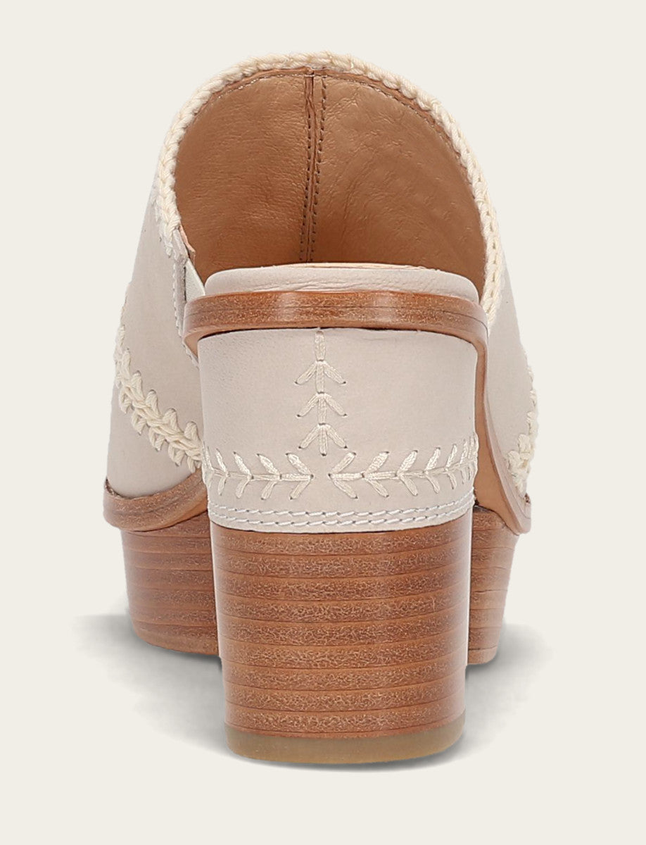 Frye Women's Ivory Pipa Crochet Platform Sandals Ivory