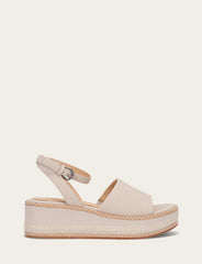 Frye Women's Ivory Joy Ankle Strap Platform Sandals Ivory