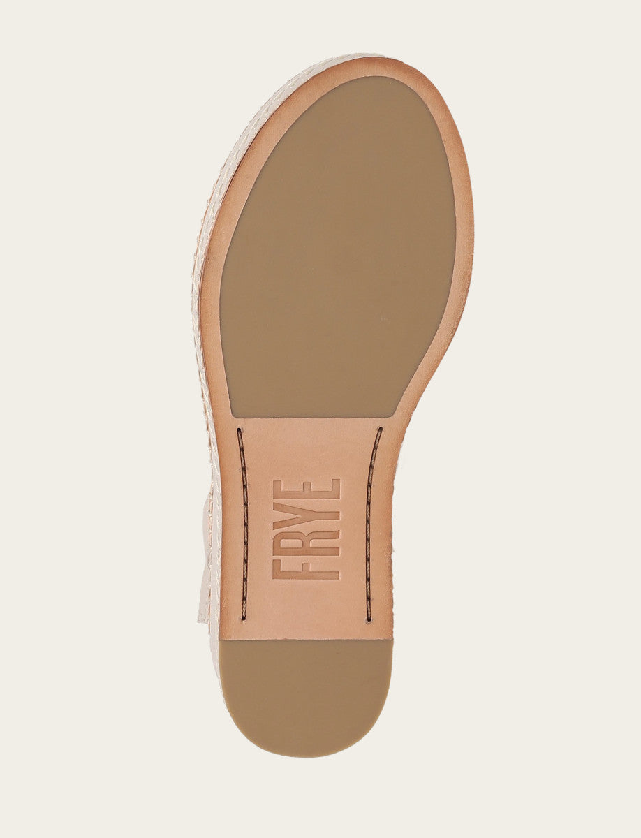 Frye Women's Ivory Joy Ankle Strap Platform Sandals Ivory