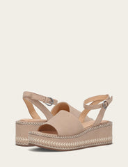 Frye Women's Clay Joy Ankle Strap Platform Sandals Clay