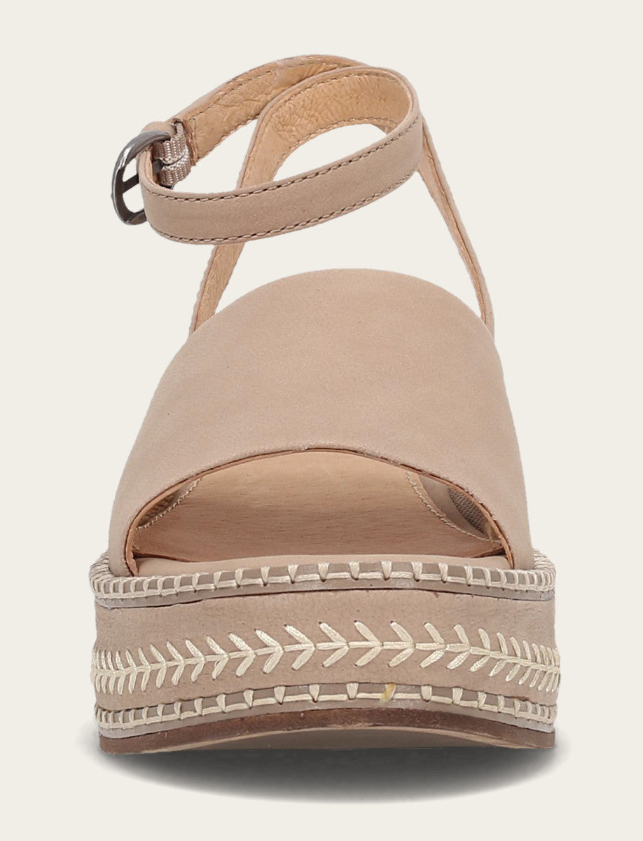 Frye Women's Clay Joy Ankle Strap Platform Sandals Clay
