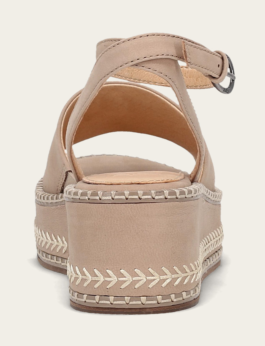 Frye Women's Clay Joy Ankle Strap Platform Sandals Clay
