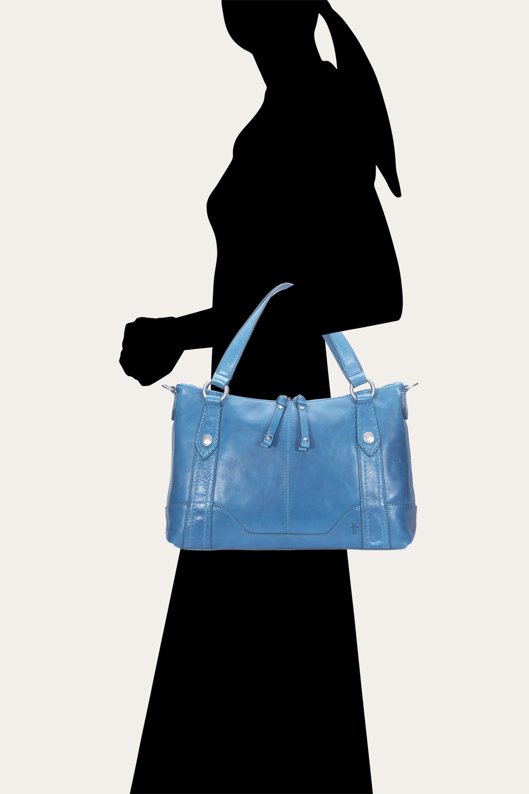 Frye Women's Melissa Medium Satchel Handbag Ink