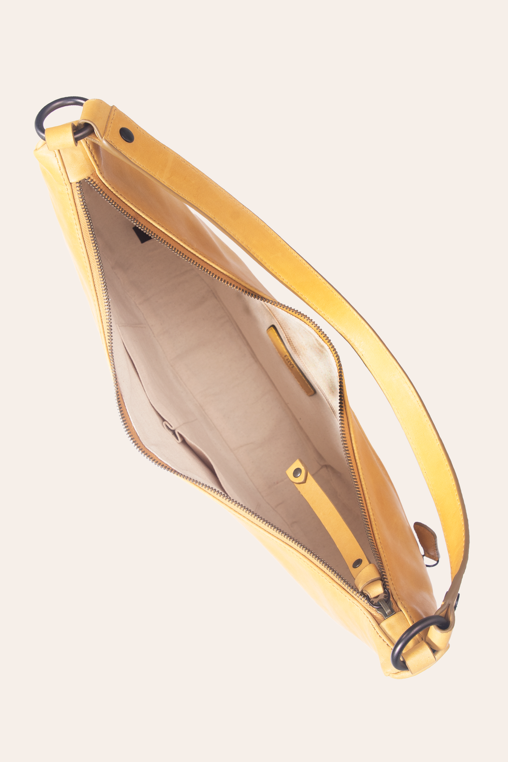 Frye Women's Melissa Crescent Hobo Handbag Mustard