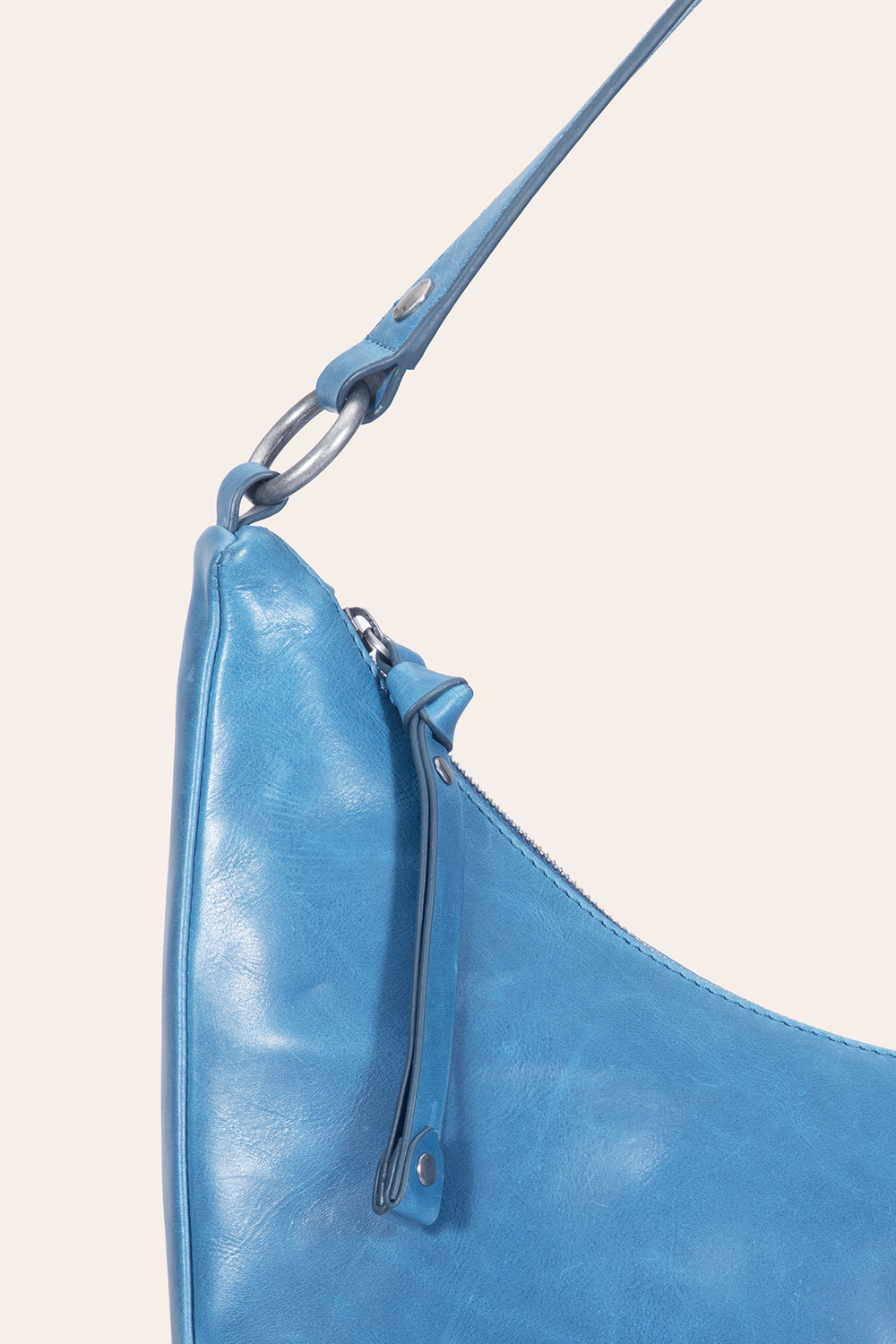 Frye Women's Melissa Crescent Hobo Handbag Ink