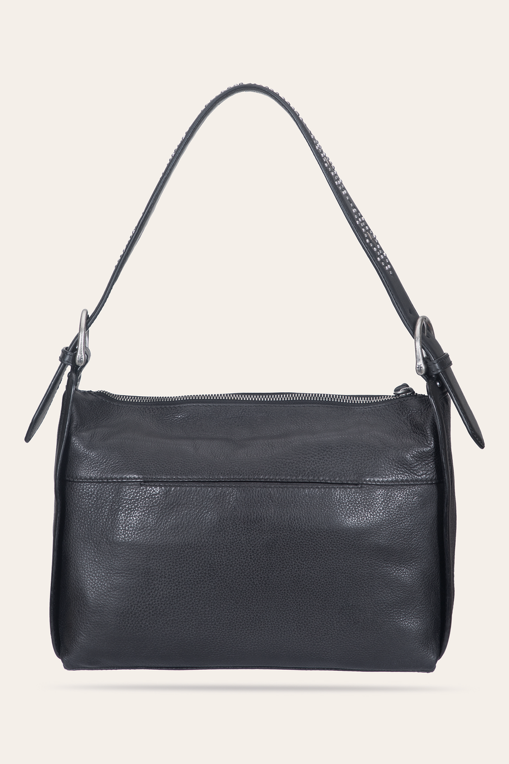 Frye Women's Black Carla Studded Shoulder Bag Black