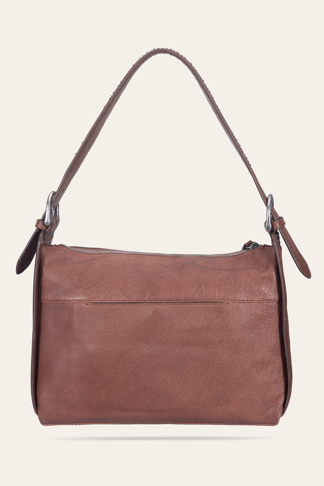 Frye Women's Cognac Carla Studded Shoulder Bag Cognac