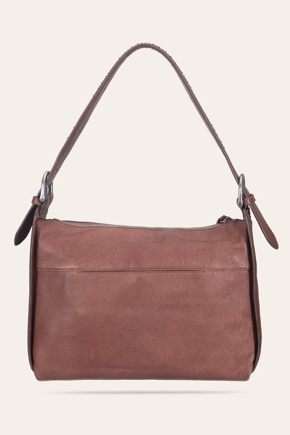 Frye Women's Cognac Carla Studded Shoulder Bag Cognac