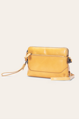 Frye Women's Melissa Wristlet Crossbody Bag Mustard
