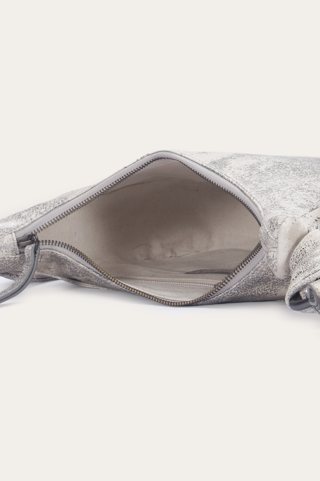 Frye Women's Nora Crossbody Bag Cream Metallic