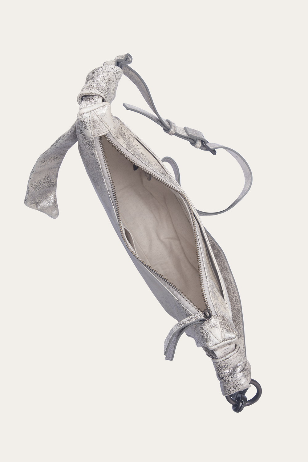 Frye Women's Nora Crossbody Bag Cream Metallic