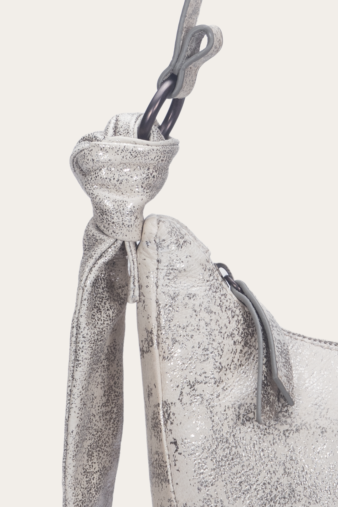 Frye Women's Nora Crossbody Bag Cream Metallic