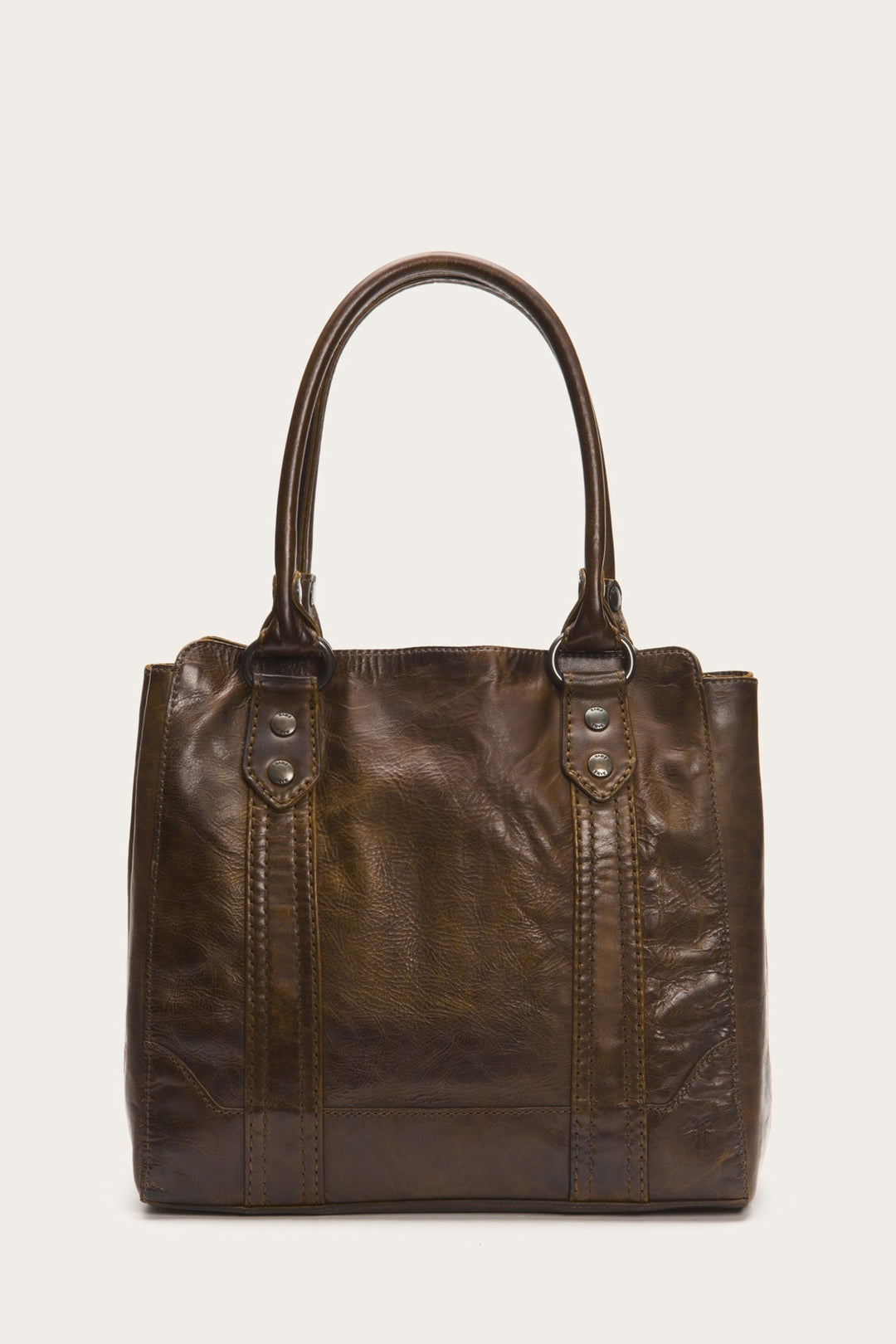 Frye Melissa Dark Brown Tote Dark Brown