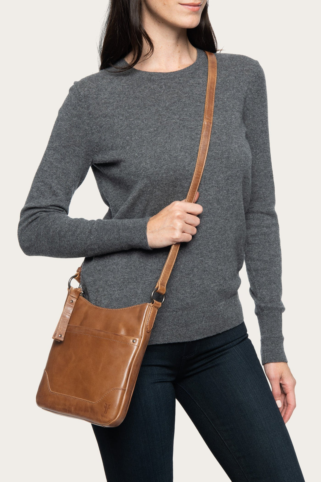 Frye Melissa Cognac Swing Pack Cognac